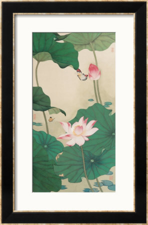 Two Butterflies And Lotuses by Hsi-Tsun Chang Pricing Limited Edition Print image