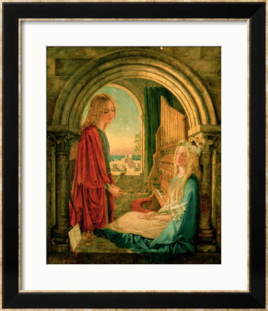 Annunciation, 1859 by Charlotte E. Babb Pricing Limited Edition Print image