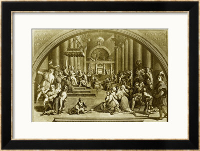 Constantine Presents Rome To Pope Sylvester I by Raphael Pricing Limited Edition Print image