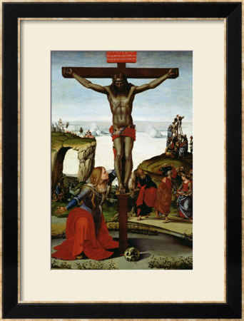 Crucifixion With Mary Magdalene, Circa 1505 by Luca Signorelli Pricing Limited Edition Print image