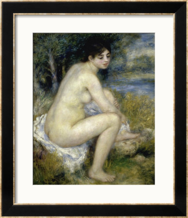 Nude Woman Seated In A Landscape by Pierre-Auguste Renoir Pricing Limited Edition Print image