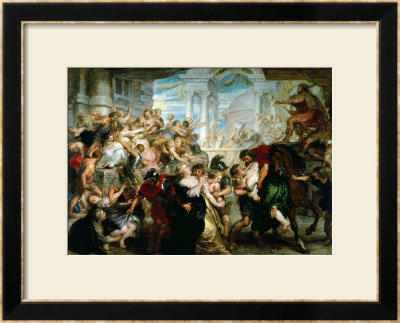 The Rape Of The Sabine Women, Circa 1635-40 by Peter Paul Rubens Pricing Limited Edition Print image