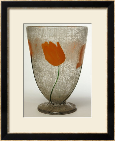 A Daum Art Deco Marquetry And Applied Vase by Daum Pricing Limited Edition Print image