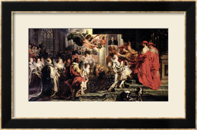 The Coronation Of Marie De Medici At St. Denis, 13Th May 1610, 1621-25 by Peter Paul Rubens Pricing Limited Edition Print image