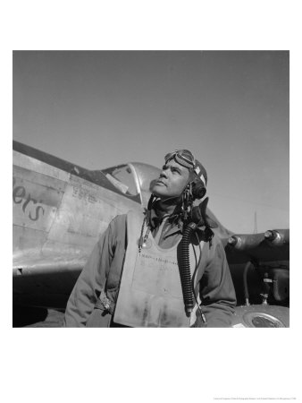 Col. Benjamin O. Davis, Air Base At Rametti, Italy, 1945 by Toni Frissell Pricing Limited Edition Print image