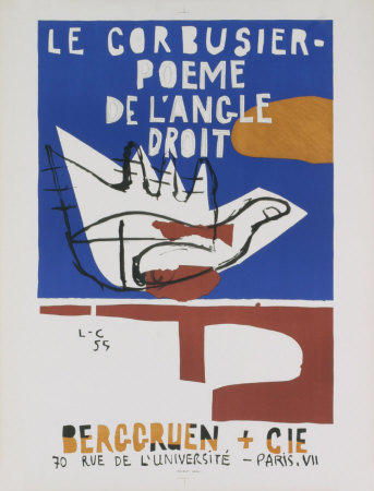 Poeme De L'nagle Droit, 1955 by Le Corbusier Pricing Limited Edition Print image