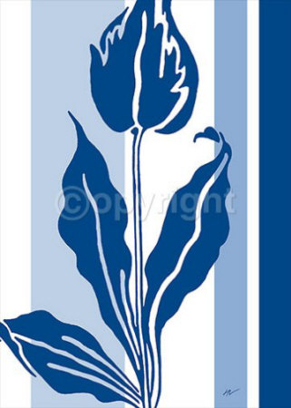 Blue And White I by Hanna Vedder Pricing Limited Edition Print image