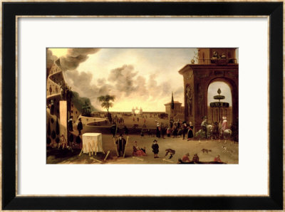 The Narrow Gate To Heaven And The Wide Gate To Hell by Cornelis De Bie Pricing Limited Edition Print image