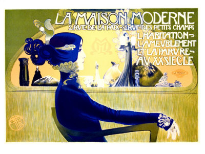 La Maison Moderne - Blue Lady by Manual Orazi Pricing Limited Edition Print image