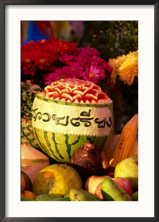 Carved Watermelon, Thailand by Jerry Alexander Pricing Limited Edition Print image
