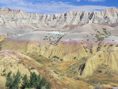 This Valley In Badlands National Park Features Yellow by Joe Henderson Pricing Limited Edition Print image