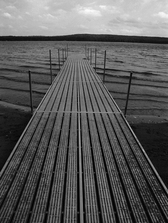 Pier Leading To Water by Anne W. Krause Pricing Limited Edition Print image