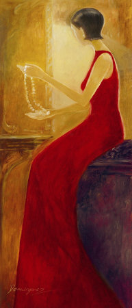 Red Elegance by Miguel Dominguez Pricing Limited Edition Print image