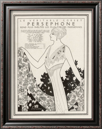 Just See What A Persephone Corset Can Do For Your Figure by Maxmillian Fischer Pricing Limited Edition Print image
