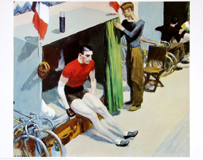 French Six-Day Bicycle Rider by Edward Hopper Pricing Limited Edition Print image