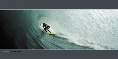 Surfing On Kuta Beach, Bali by Mark A. Johnson Pricing Limited Edition Print image