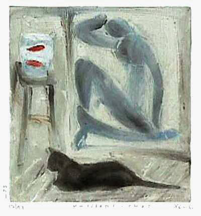 Poissons - Chat by G. Lou Pricing Limited Edition Print image