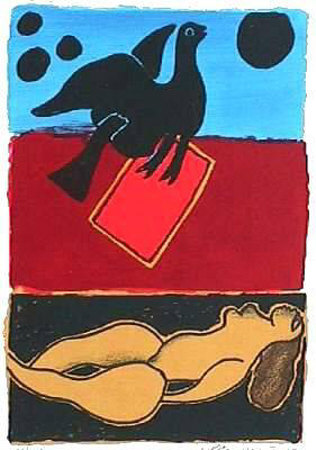 L'ete Des Oiseaux Iv by Guillaume Corneille Pricing Limited Edition Print image