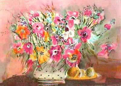 Bouquet De Fleurs I by Monique Journod Pricing Limited Edition Print image