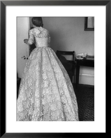 Jane Mcneill, Asking For Assistance Before Her Wedding To The Earl Of Dalkeith by Carl Mydans Pricing Limited Edition Print image
