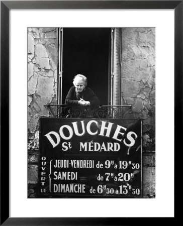 Woman In Window Of Public Baths by Alfred Eisenstaedt Pricing Limited Edition Print image