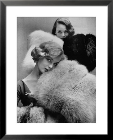 Models Holding Outsize Muffs In Assorted Colors, Selling For $85-$240 by Gordon Parks Pricing Limited Edition Print image
