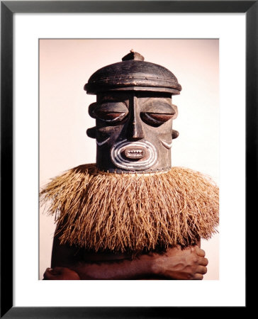 Dance Masks Used By The Bushonogo Tribe In The Belgian Congo by Eliot Elisofon Pricing Limited Edition Print image