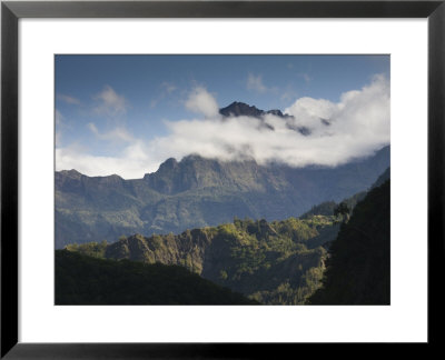 Reunion Island, Cirque De Cilaos, Le Piton Des Neiges by Walter Bibikow Pricing Limited Edition Print image