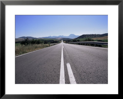 Road Between Arcos De A Frontera And Grazalema, Andalucia, Spain by Peter Higgins Pricing Limited Edition Print image