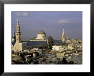 City Skyline Including Omayyad Mosque And Souk, Unesco World Heritage Site, Damascus, Syria by Bruno Morandi Pricing Limited Edition Print image