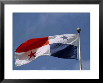 Panamanian Flag, Panama, Central America by Sergio Pitamitz Pricing Limited Edition Print image