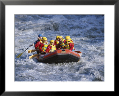 White Water Rafting, Queenstown, South Island, New Zealand by D H Webster Pricing Limited Edition Print image