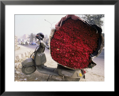 Flower Market, Lado Sarai, Delhi, India by John Henry Claude Wilson Pricing Limited Edition Print image