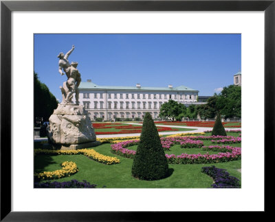 Mirabell Gardens And Schloss Mirabell, Salzburg, Austria, Europe by Ken Gillham Pricing Limited Edition Print image