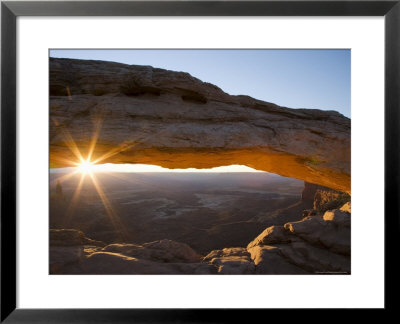 Sunrise, Mesa Arch, Canyonlands National Park, Utah, United States Of America, North America by Angelo Cavalli Pricing Limited Edition Print image