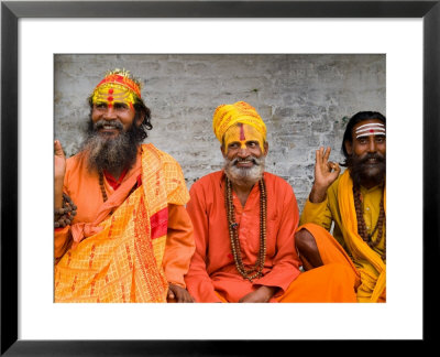 Religious Man At Pashupatinath Holy Hindu Place On Bagmati River, Kathmandu, Nepal by Bill Bachmann Pricing Limited Edition Print image