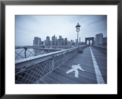 Manhattan And Brooklyn Bridge, New York City, Usa by Alan Copson Pricing Limited Edition Print image