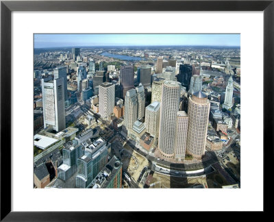 Aerial View Of Downtown Boston, Massachusetts, Usa by John Coletti Pricing Limited Edition Print image