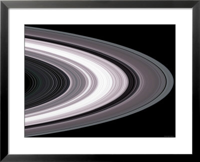 Small Particles In Saturn's Rings by Stocktrek Images Pricing Limited Edition Print image