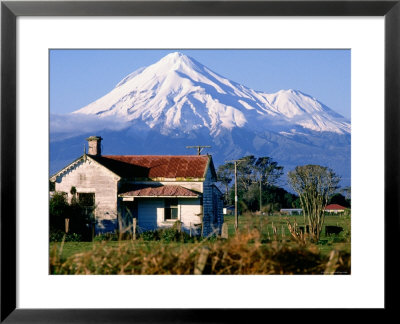Snow-Capped Mount Taranaki, New Plymouth, New Zealand by Oliver Strewe Pricing Limited Edition Print image