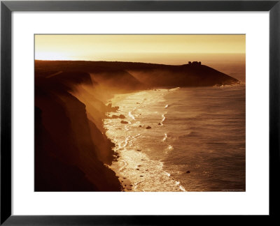 Misty Coastline, Sunrise, Kangaroo Island, South Australia by Holger Leue Pricing Limited Edition Print image