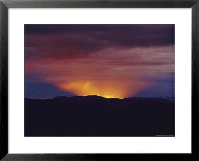 Spectacular Sunset Behind The Caribou Mountains by Raymond Gehman Pricing Limited Edition Print image