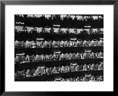 Boxes At Lascala Opera House On Opening Night by Alfred Eisenstaedt Pricing Limited Edition Print image