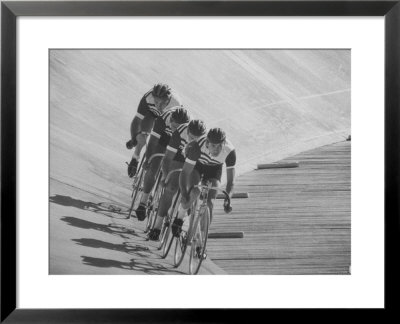 Bicyclists Competing At The Olympics by George Silk Pricing Limited Edition Print image