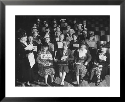 Women's Christian Temperance Union Members Singing Dry, Clean California by Peter Stackpole Pricing Limited Edition Print image