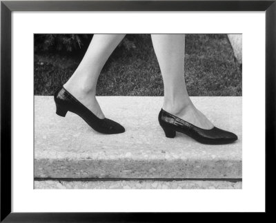 View Of A New Type Of Woman's Shoe by Yale Joel Pricing Limited Edition Print image
