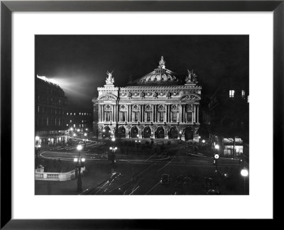 The Paris Opera House At Night by Walter Sanders Pricing Limited Edition Print image