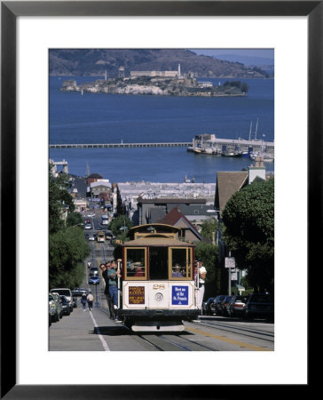 Tram, Hyde St, San Francisco, California, Usa by Walter Bibikow Pricing Limited Edition Print image