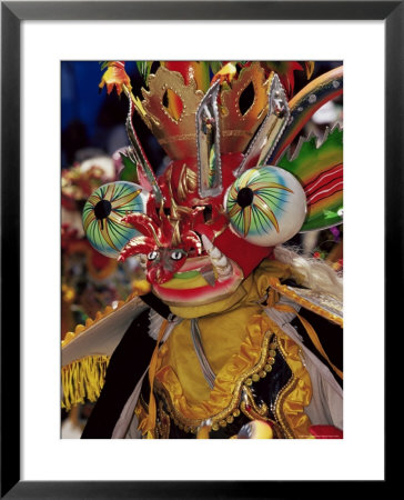 Devil Mask, The Devil Dance (La Diablada), Carnival, Oruro, Bolivia, South America by Marco Simoni Pricing Limited Edition Print image