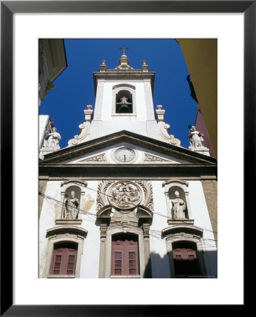 Facade Of Rio De Janeiro Old Centre Church, Rio De Janeiro, Brazil, South America by Marco Simoni Pricing Limited Edition Print image